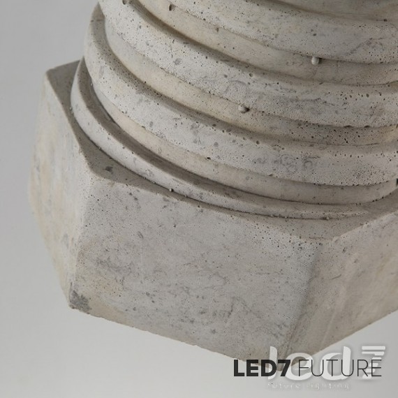 Loft Industry - Concrete Pin White