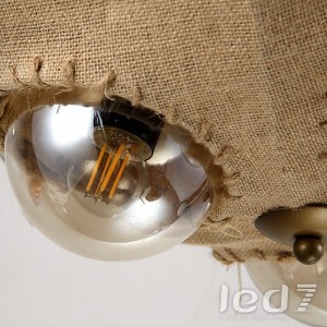 Loft Industry - Fabric Bulb Chandelier 2