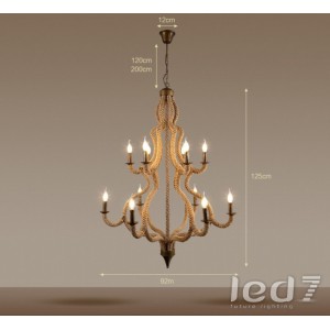 Loft Industry - Grand Rope Chandelier
