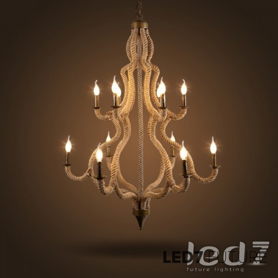 Loft Industry - Grand Rope Chandelier