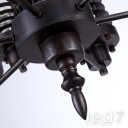 Loft Industry - Hard Black Chandelier