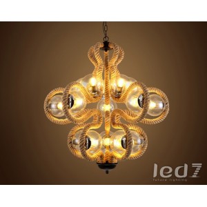 Loft Industry - Rope Candle Chandelier V3