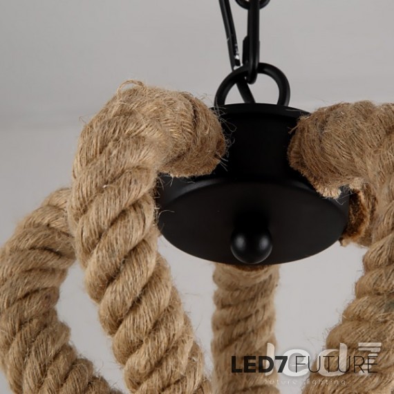 Loft Industry - Rope Candle Chandelier V3