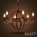 Loft Industry - Rust Orbit Chandelier