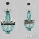 Loft Industry - Blue Stone Chandelier