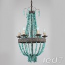 Loft Industry - Blue Stone Chandelier