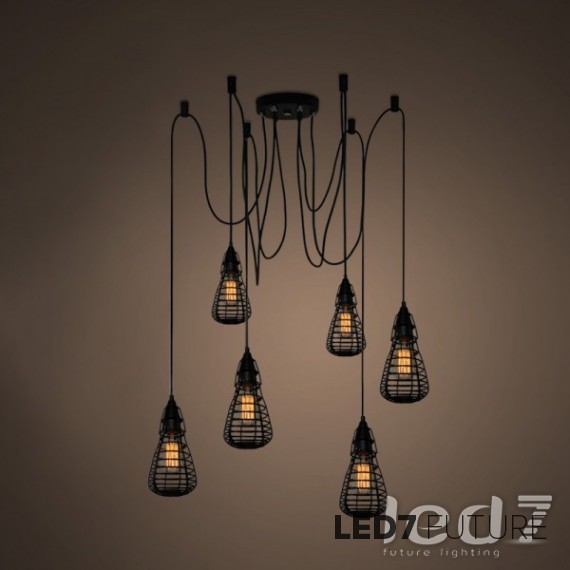 Loft Industry - Carbon Chandelier