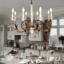 Loft Industry - Gold Leaf Chandelier