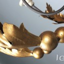 Loft Industry - Gold Leaf Chandelier