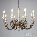 Loft Industry - Gold Leaf Chandelier