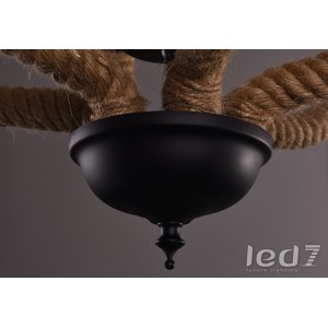 Loft Industry - Rope Candle Chandelier V2
