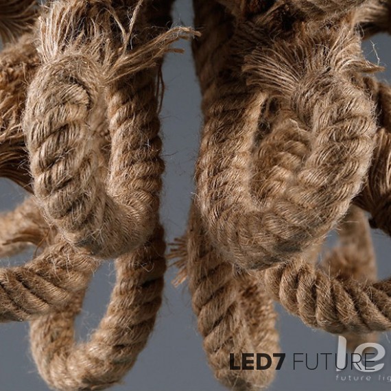 Loft Industry - Rope Curls Chandelier