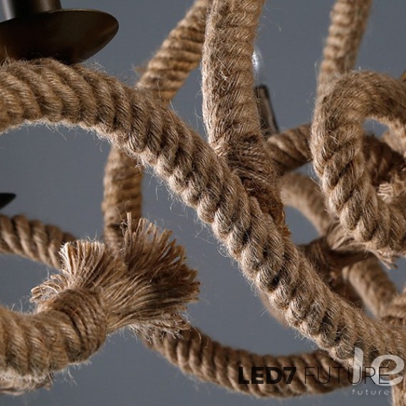 Loft Industry - Rope Curls Chandelier