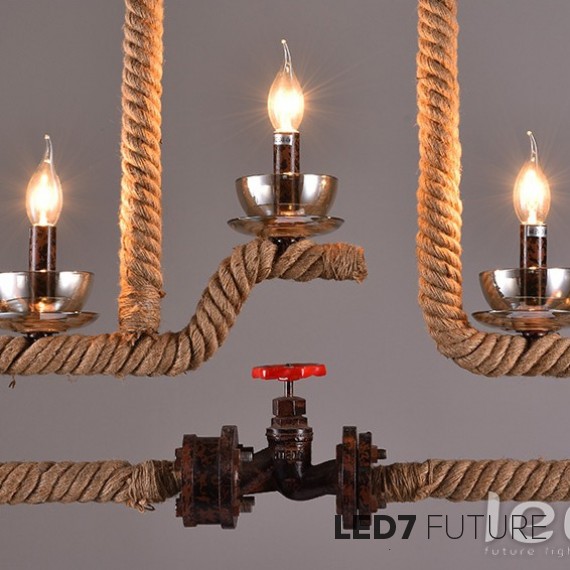 Loft Industry - Rope Pipe Lighting