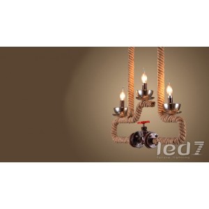 Loft Industry - Rope Pipe Lighting