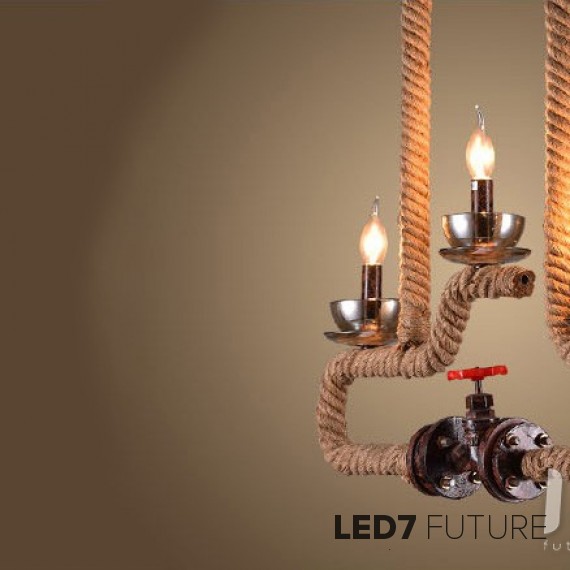 Loft Industry - Rope Pipe Lighting