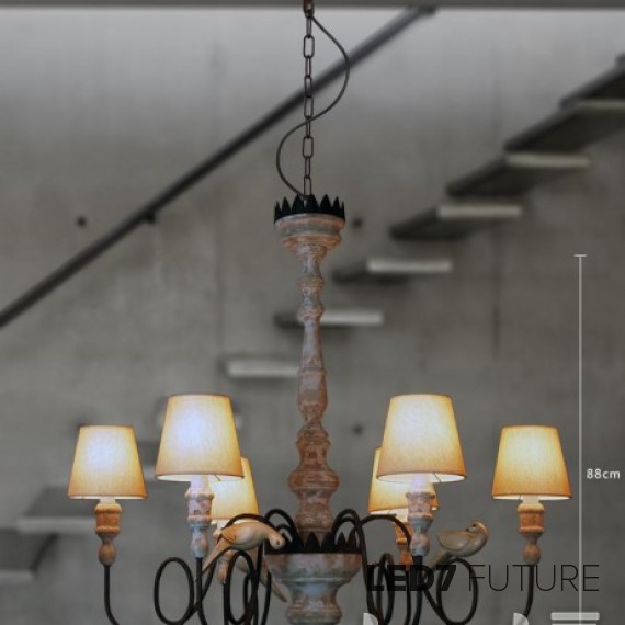 Loft Industry - Grand Rusted Arm Antique Chandelier