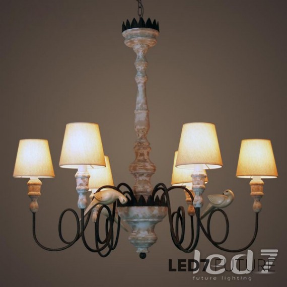 Loft Industry - Grand Rusted Arm Antique Chandelier