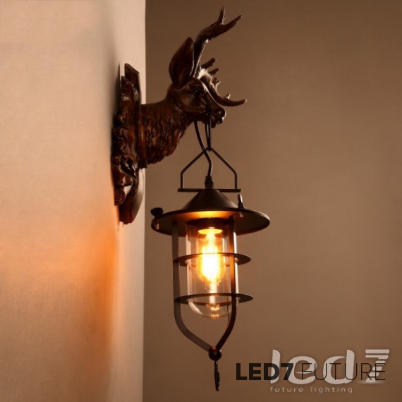Loft Industry - Deer Lamp