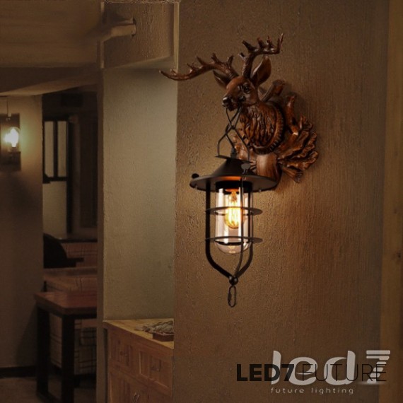 Loft Industry - Deer Lamp