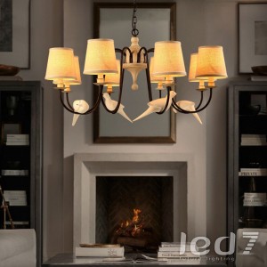 Loft Industry Rusted Arm Chandelier V3