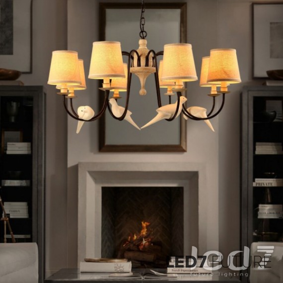 Loft Industry Rusted Arm Chandelier V3