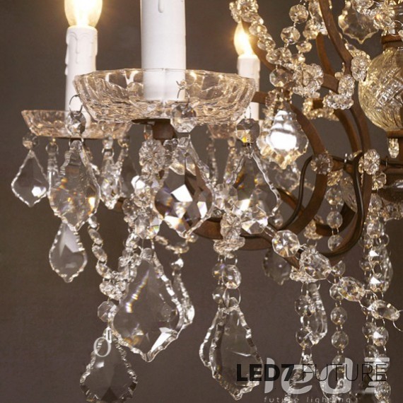 Loft  Industry  - North Crystal Chandelier L