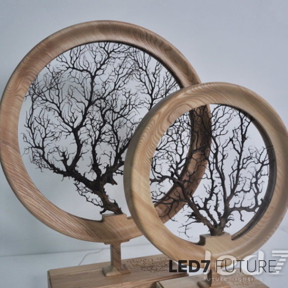 Wood Design - Circle Art Table