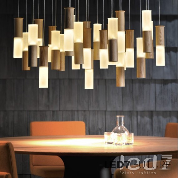 Wood Design - Dice Chandelier