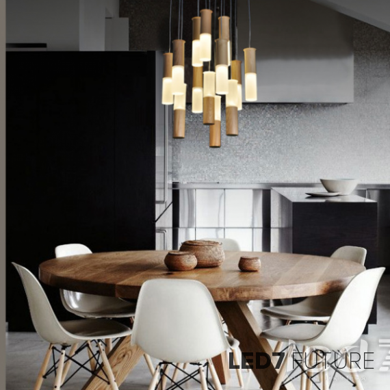 Wood Design - Dice Chandelier