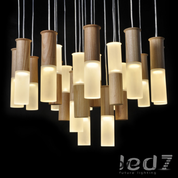 Wood Design - Dice Chandelier