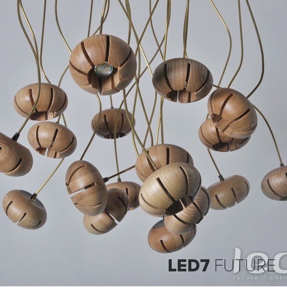 Wood Design - Flowers Chandelier