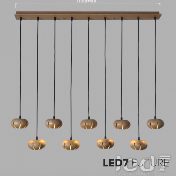 Wood Design - Flowers Chandelier Line