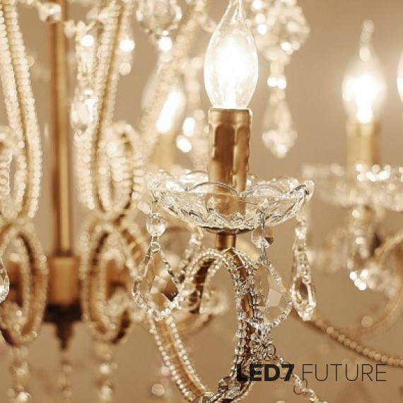 Loft Industry - Crystall Beads Chandelier