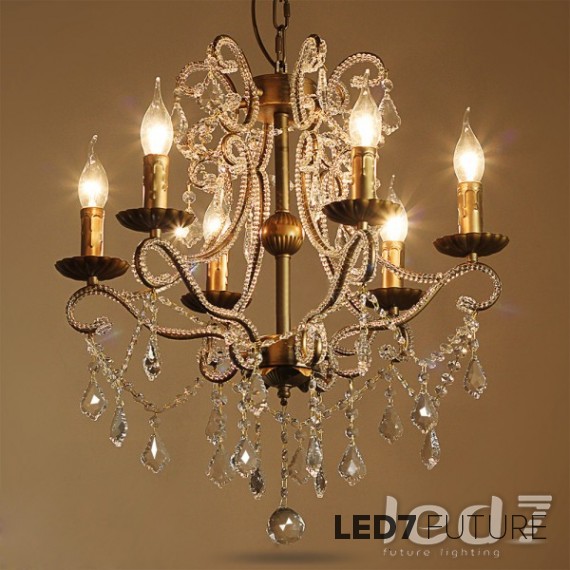 Loft Industry - Crystall Beads Chandelier2