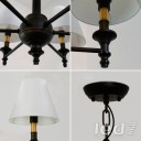 Loft Industry - Classic Black Chandelier