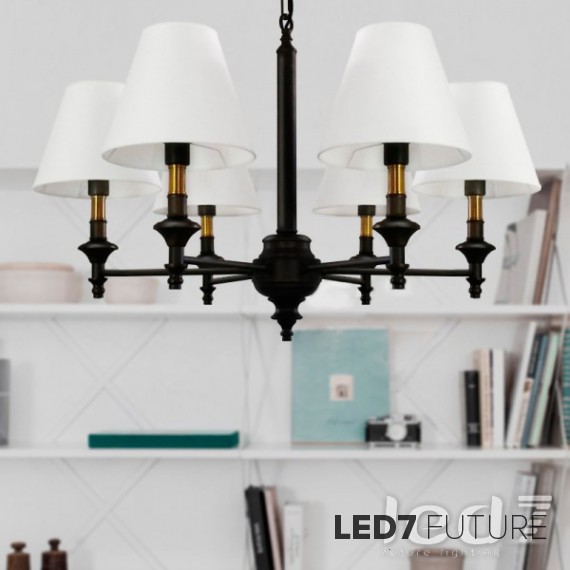 Loft Industry - Classic Black Chandelier