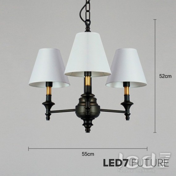 Loft Industry - Classic Black Chandelier