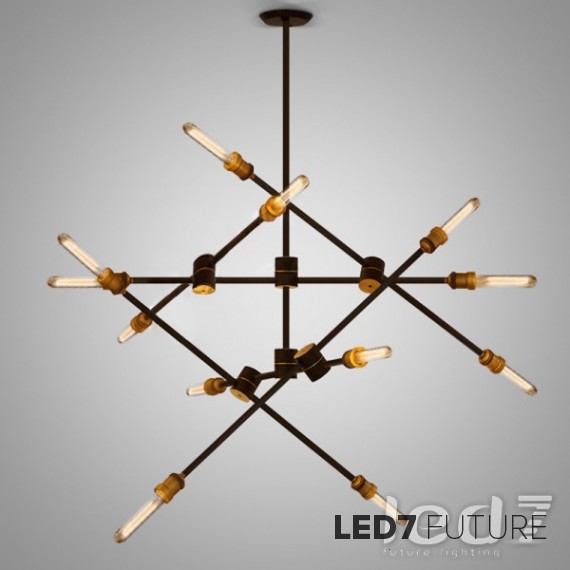 Loft Industry - Sticks Chandelier