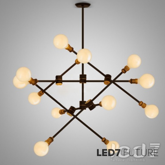 Loft Industry - Sticks Chandelier