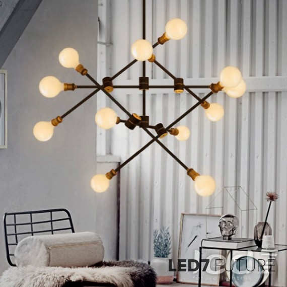 Loft Industry - Sticks Chandelier