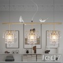 Loft Industry - Triple Glass Suspension Gold