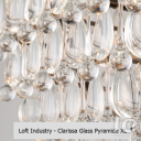 Loft Industry - Clarissa Glass Pyramide XL