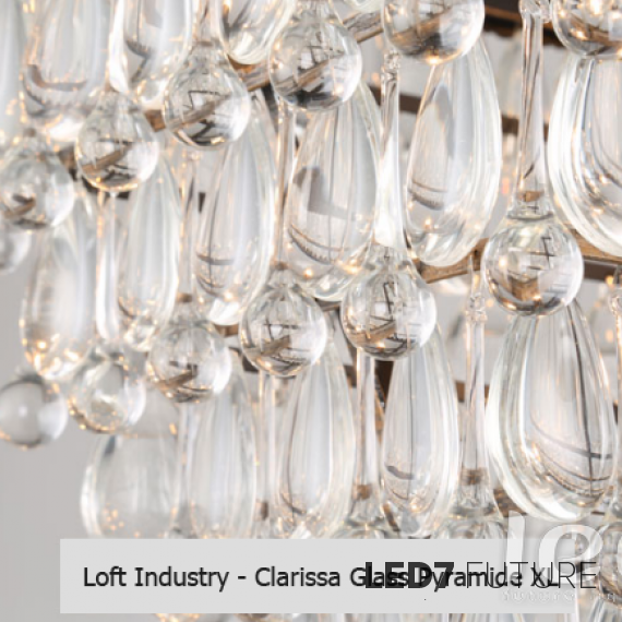 Loft Industry - Clarissa Glass Pyramide XL