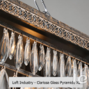 Loft Industry - Clarissa Glass Pyramide XL