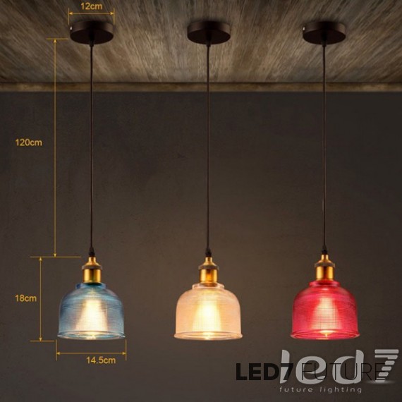 Loft Industry - Fluted Colour Glass