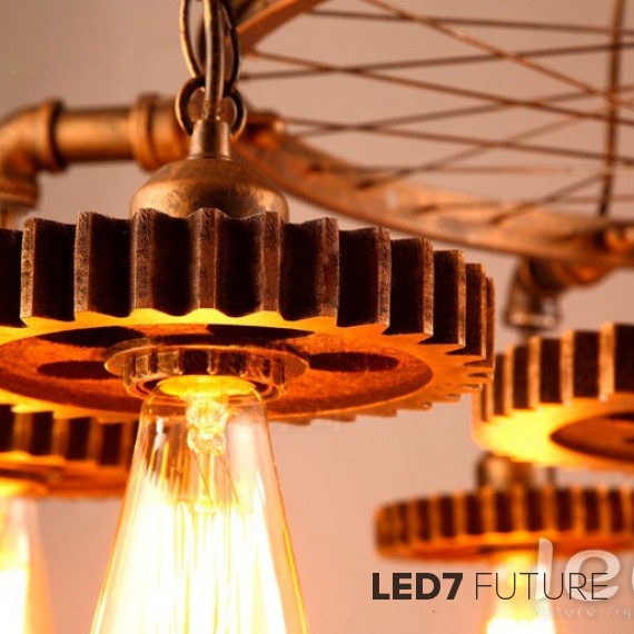 Loft Industry - Gears Chandelier2