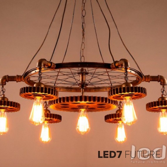 Loft Industry - Gears Chandelier2