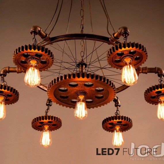 Loft Industry - Gears Chandelier2