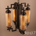 Loft Industry - Glass Pipe Chandelier